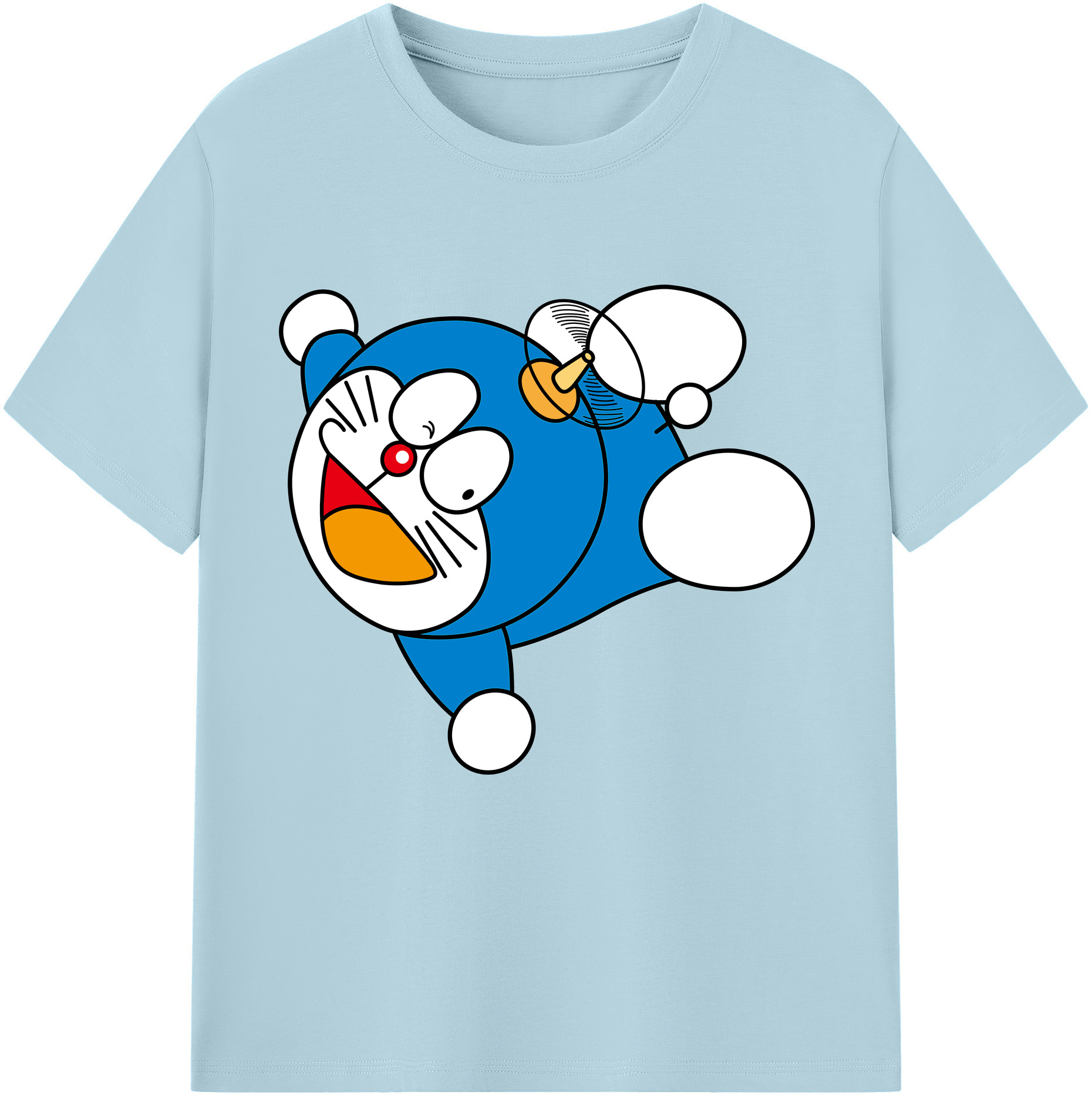 （画像用） ドラえもん Doraemon 綿100％半袖Tシャツ（フロントプリント）